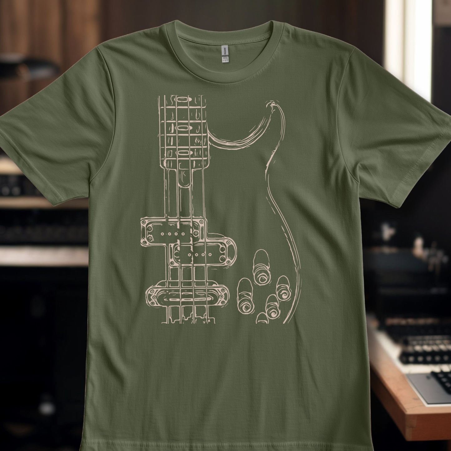 Bass Guitar Outline