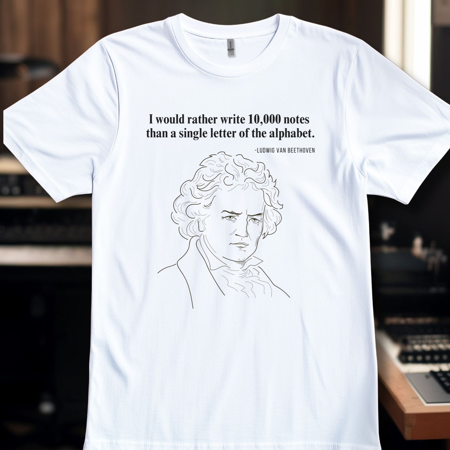 Beethoven Quote - A thousand Notes