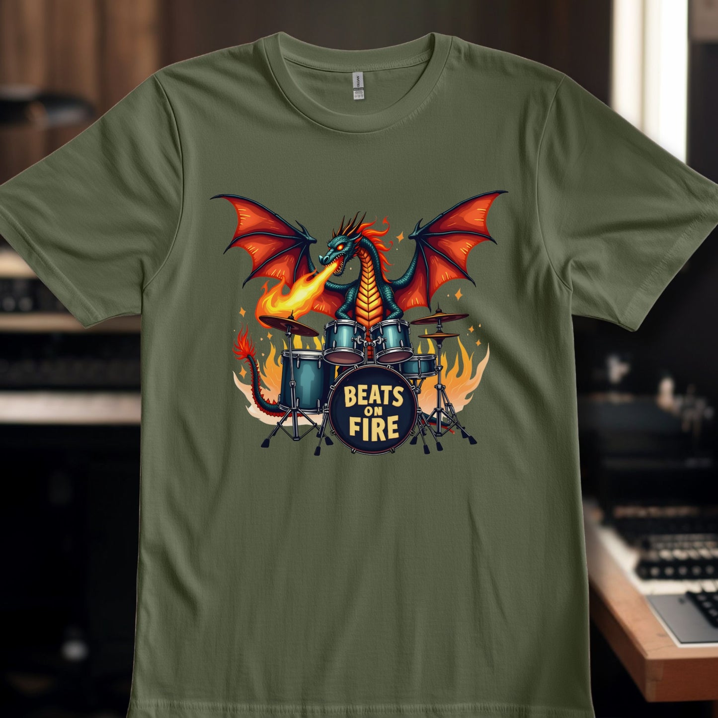 Fire Breathing Drummer
