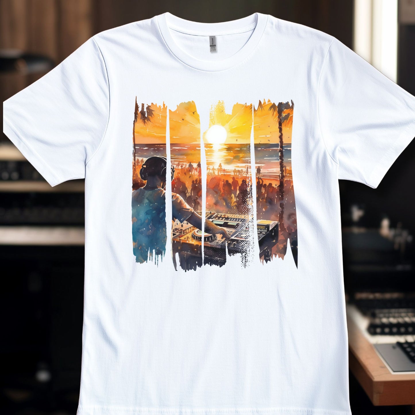 DJ on the beach