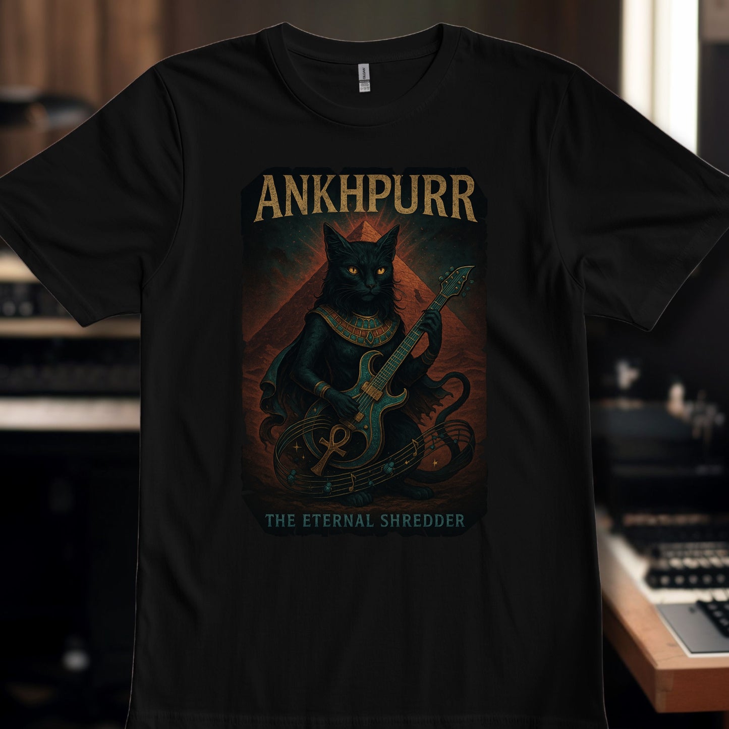ANKPURR Egyptian Cat Guitarist
