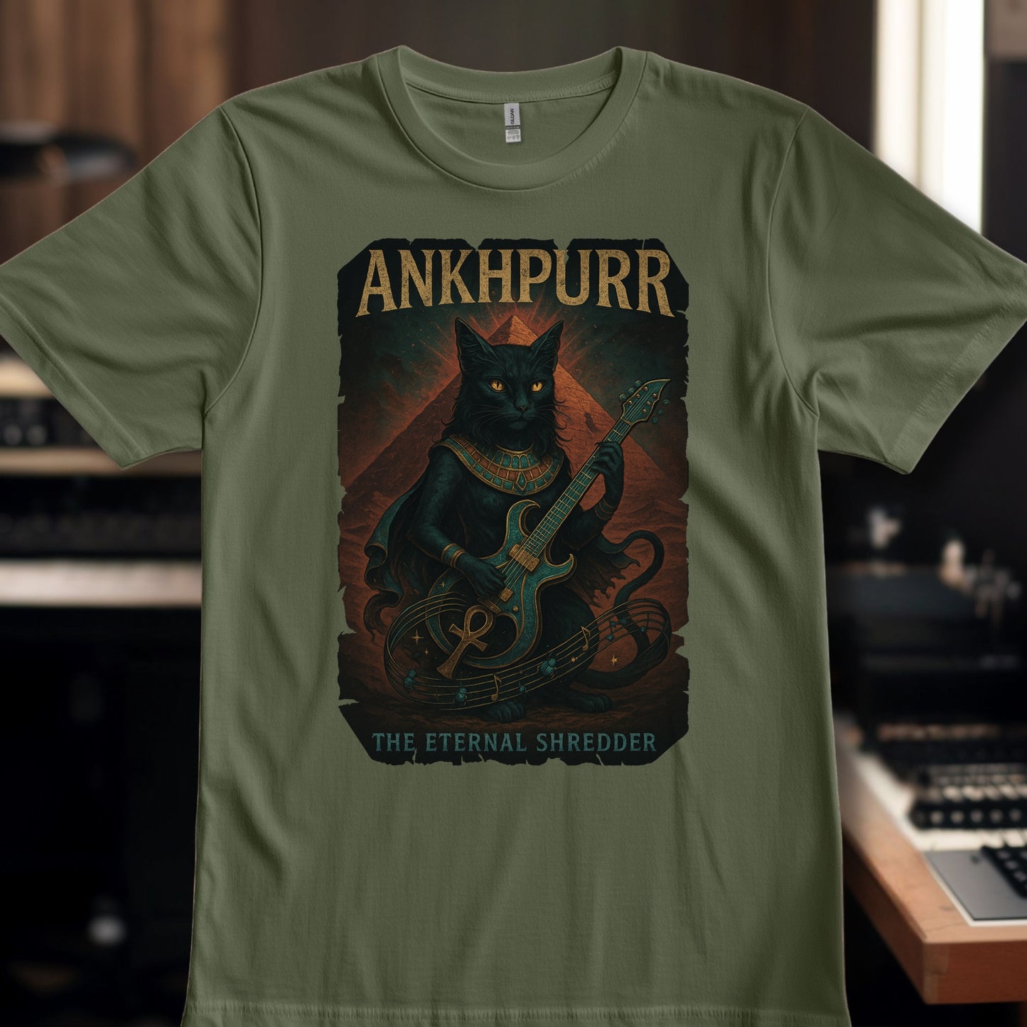 ANKPURR Egyptian Cat Guitarist