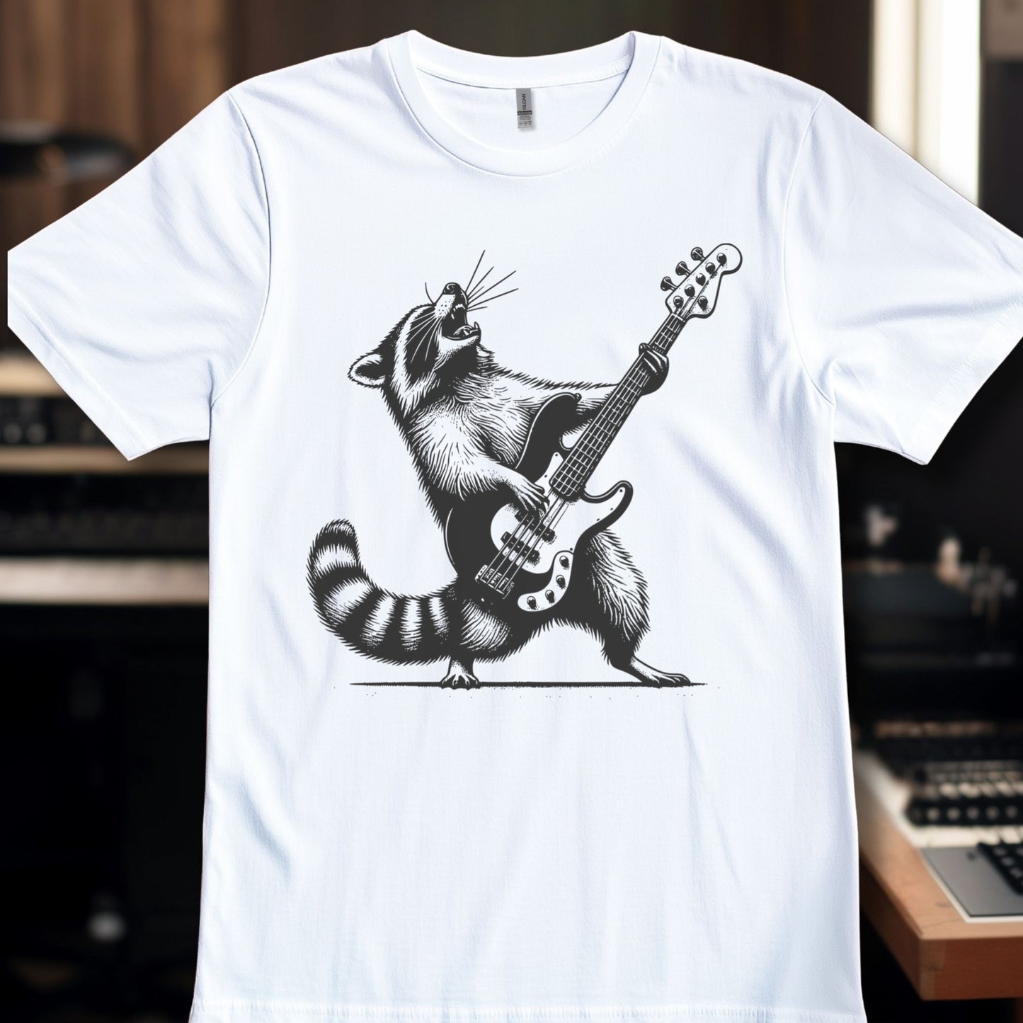 Raccoon Bass Guitar