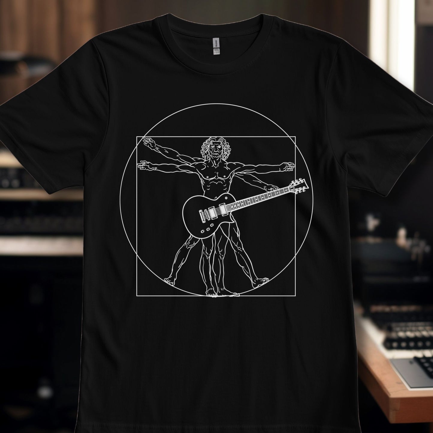 Vitruvian Man with Guitar