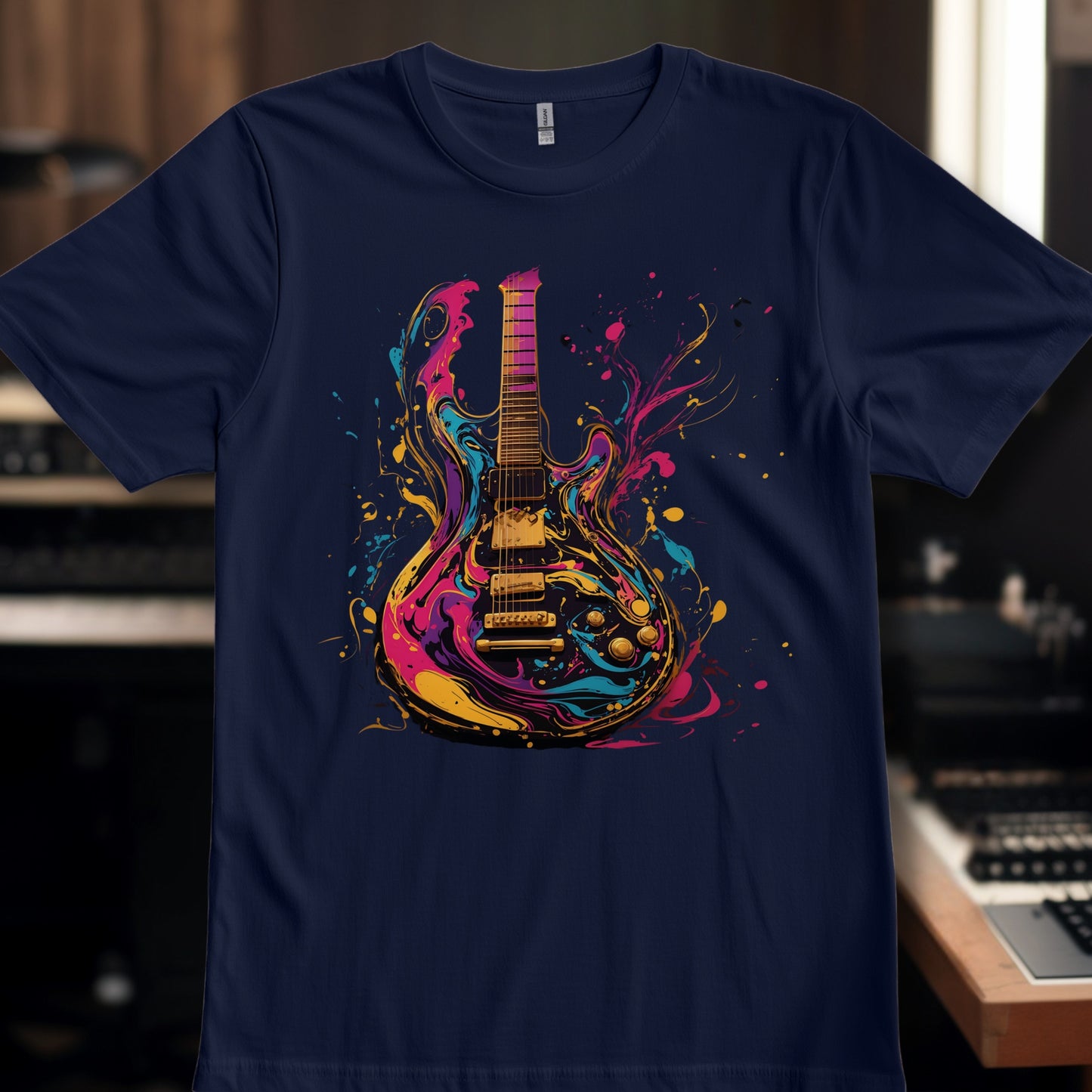 Acrylic Art Guitar