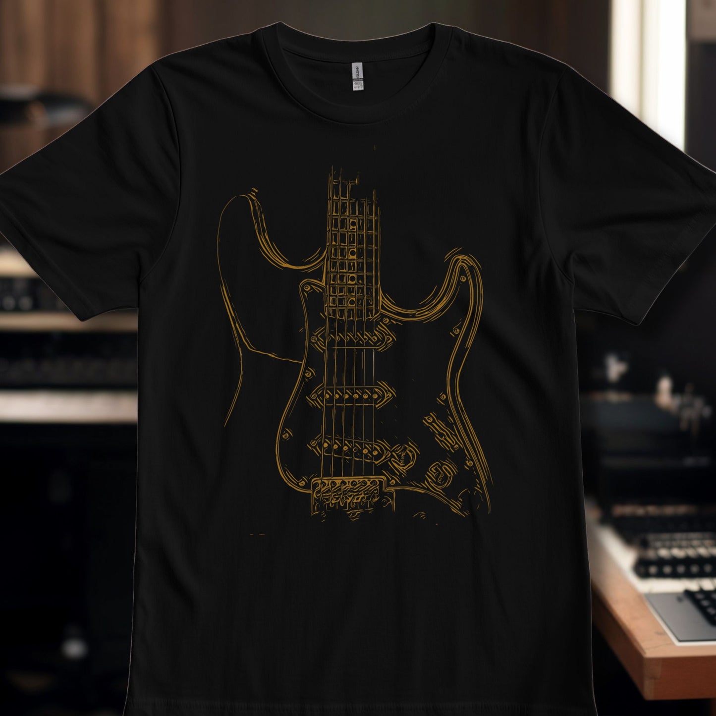 Electric Guitar Outline