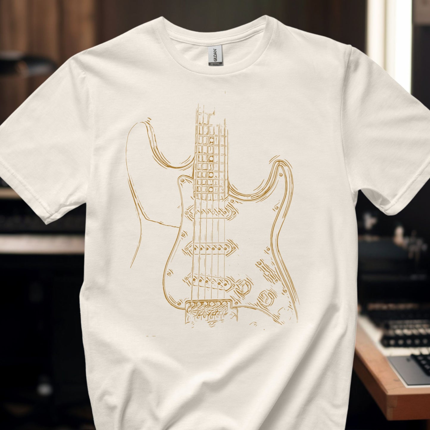 Electric Guitar Outline