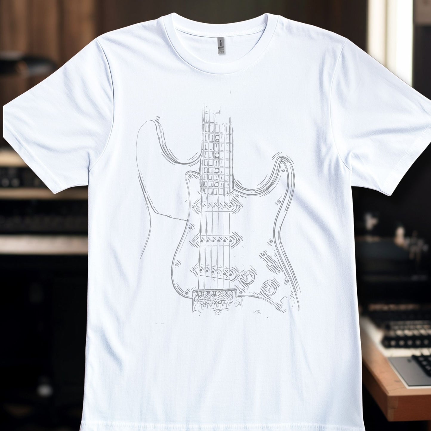 Electric Guitar Outline
