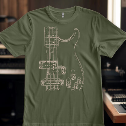 Bass Guitar Outline