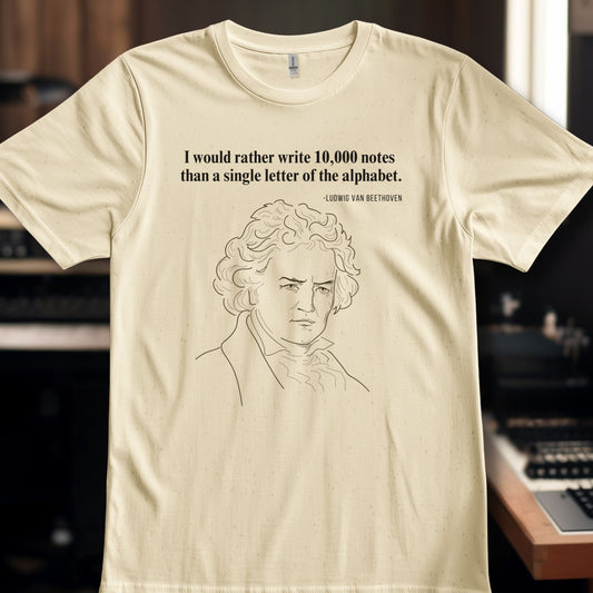 Beethoven Quote - A thousand Notes