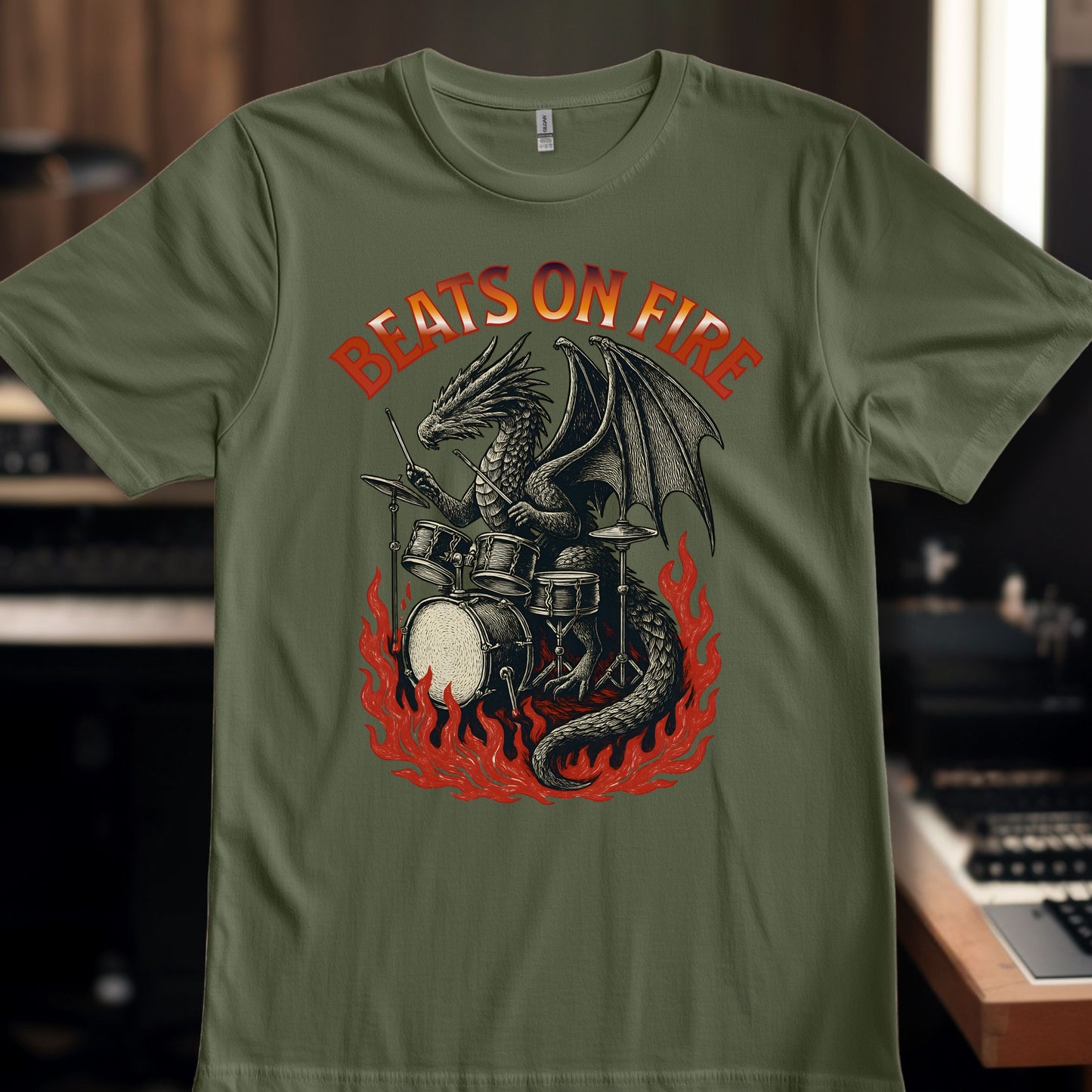 Red Dragon Drummer