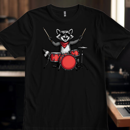 Raccoon Red Drums