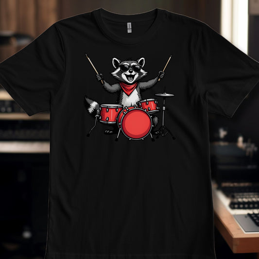 Raccoon Red Drums