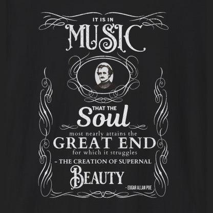 Edgar Allen Poe Music Quote