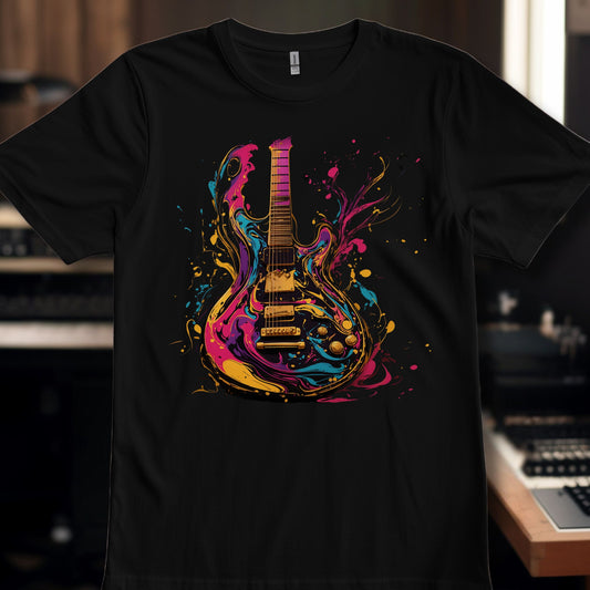 Acrylic Art Guitar