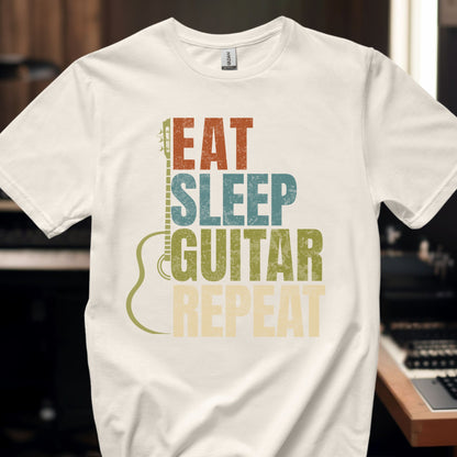 Eat Sleep Guitar Repeat RETRO
