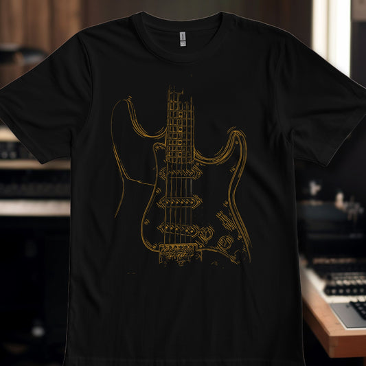 Electric Guitar Outline