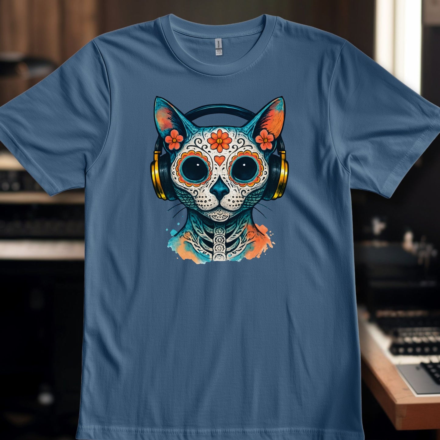 Sugar Skull Cat